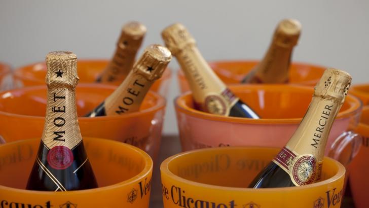 Champagne at the York Ebor meeting